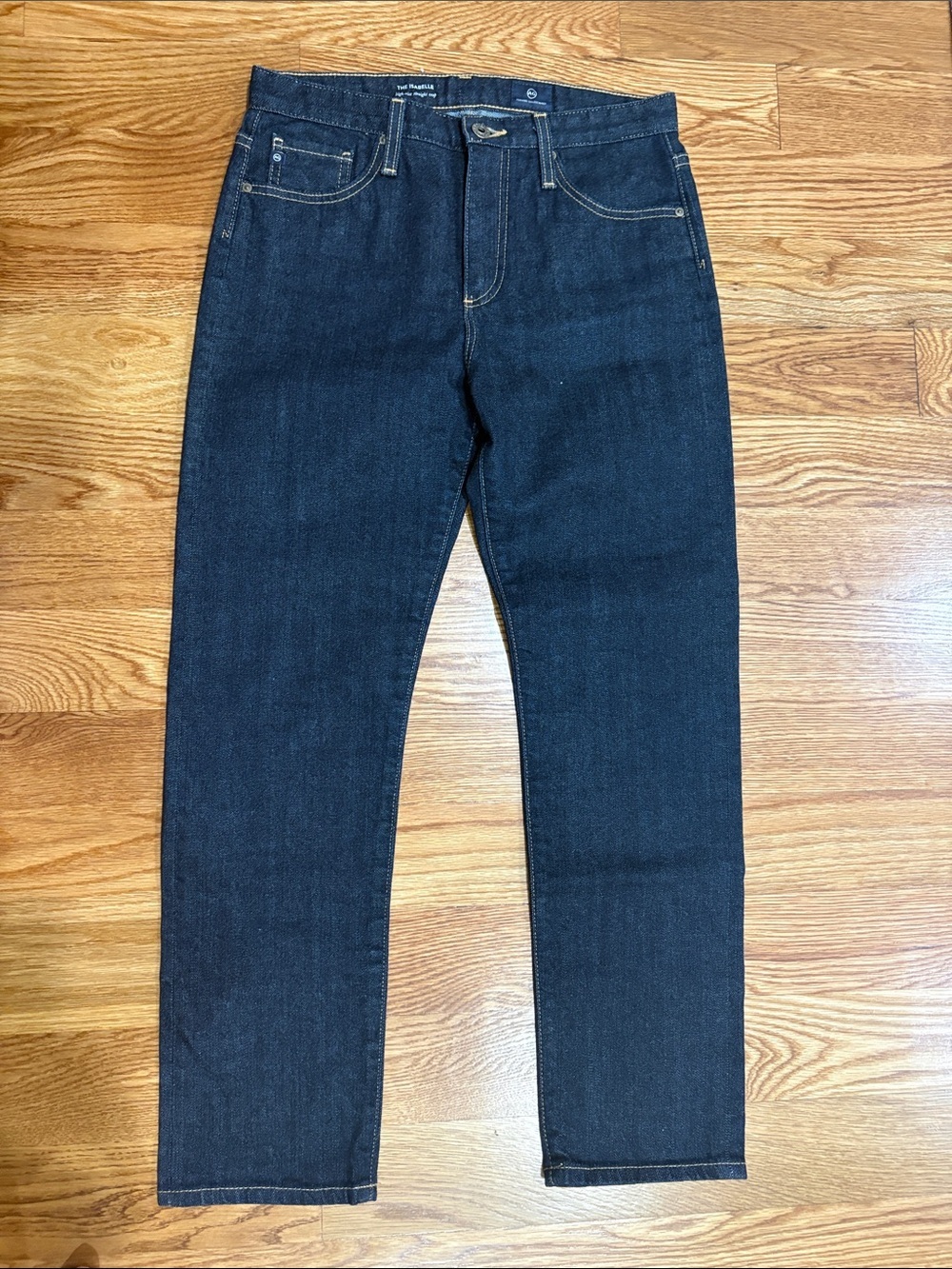AG Adriano Goldschmied women’s The Isabelle high rise straight crop Jeans 27